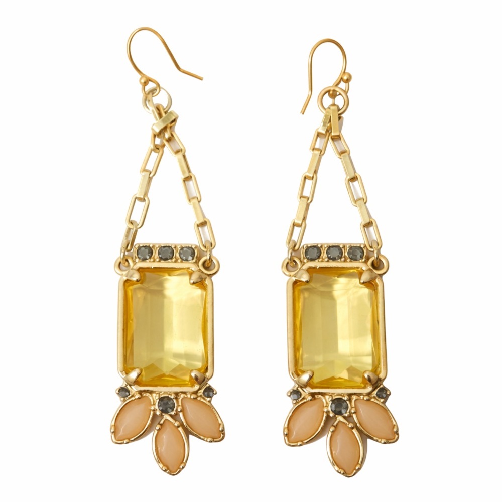 Ann Taylor Gold Drop Earrings